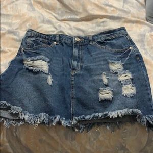 Jean skirt